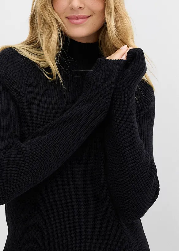 Feinstrickpullover aus reiner Bio-Baumwolle, bonprix