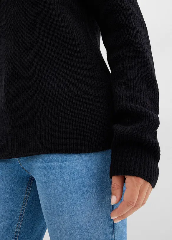 Feinstrickpullover aus reiner Bio-Baumwolle, bonprix