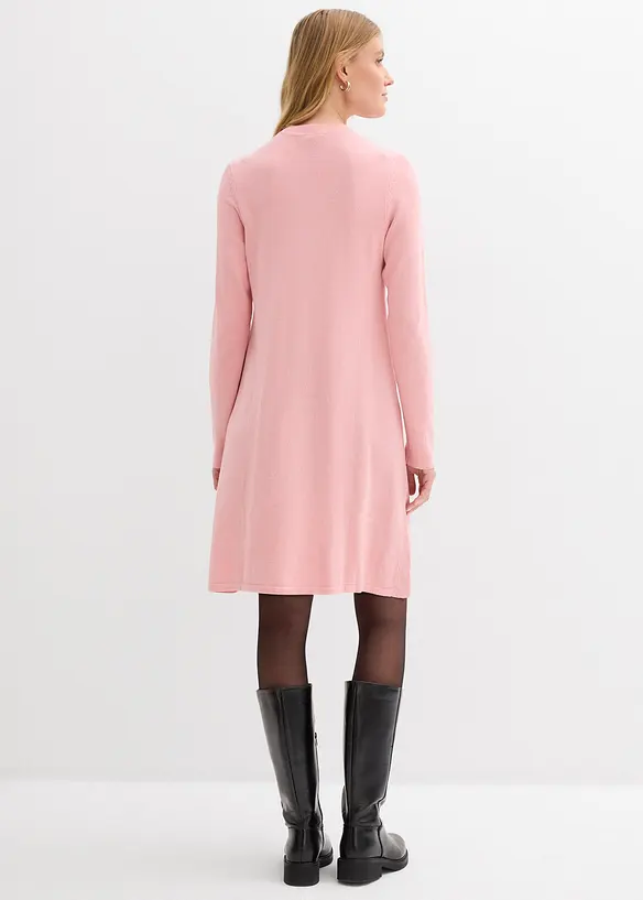 Robe trapèze en maille, bonprix