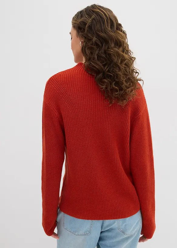 Feinstrickpullover aus reiner Bio-Baumwolle, bonprix