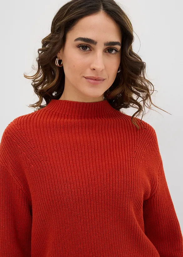 Feinstrickpullover aus reiner Bio-Baumwolle, bonprix