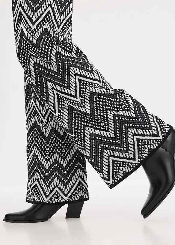 Pantalon en maille, bonprix