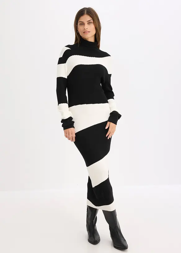Robe en maille, bonprix