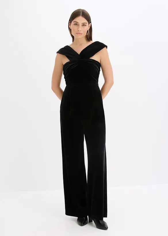 Combinaison en jersey velours fluide, bonprix