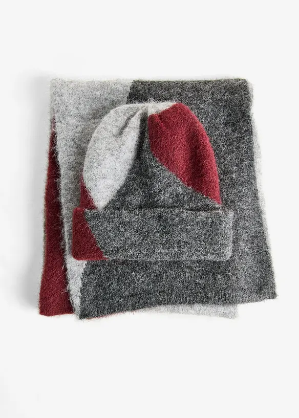 Schal und Mütze (2-tlg.Set), bonprix