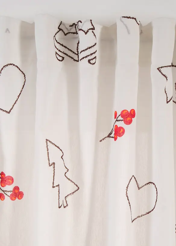 Rideau à motif hivernal, bonprix