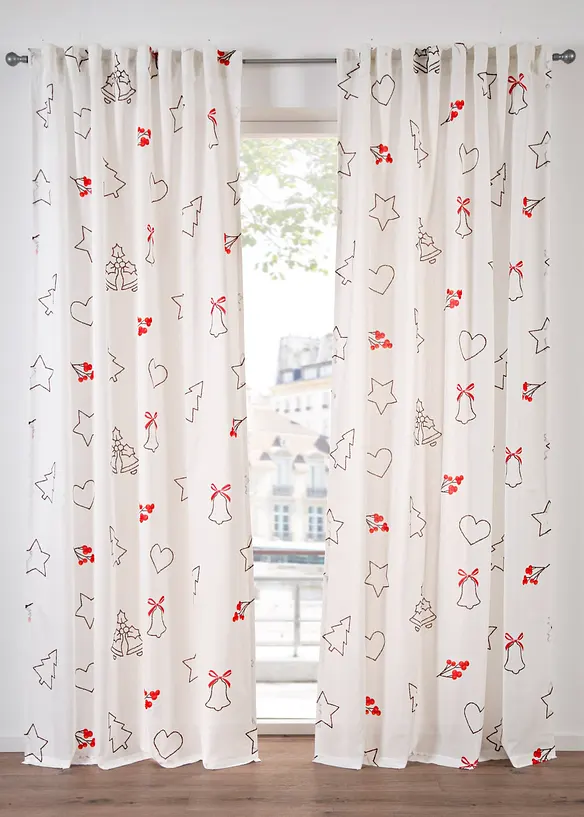 Rideau à motif hivernal, bonprix