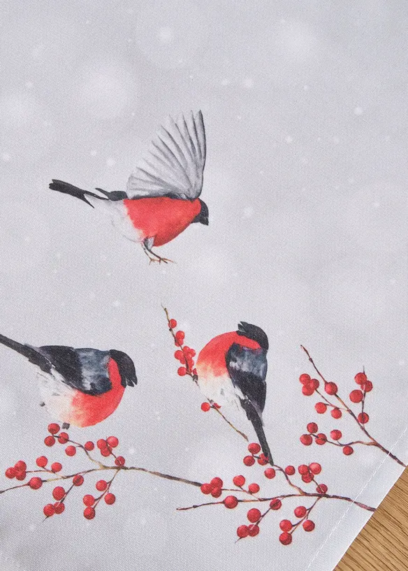 Tischläufer mit Wintervögeln, bonprix