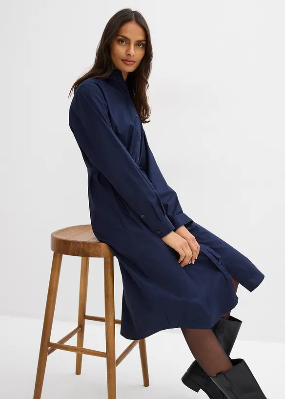 Midikleid aus reiner Bio-Baumwolle, bonprix
