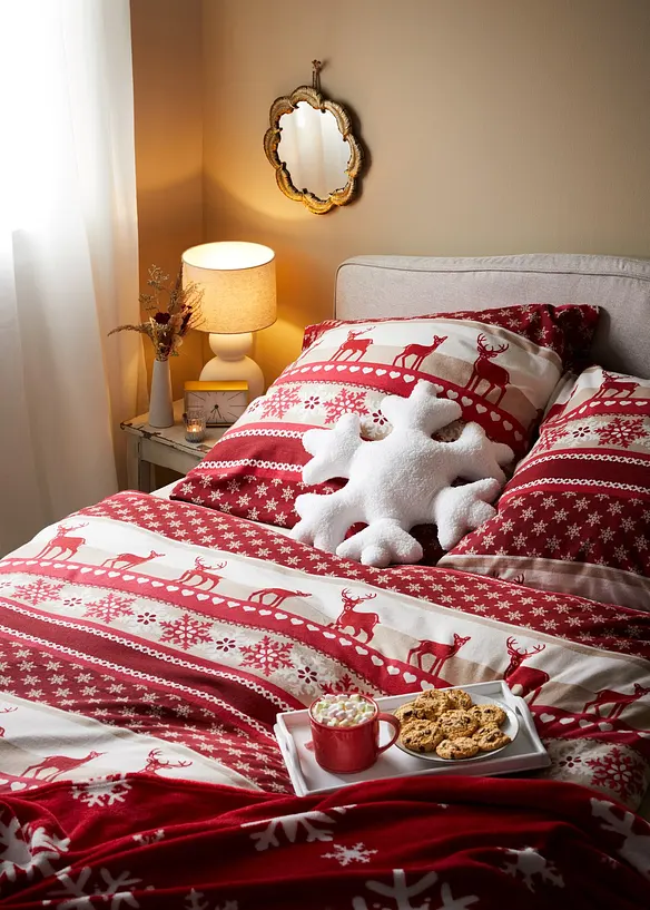 Bettwäsche mit winterlichem Design, bonprix