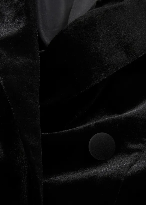 Blazer aus softem Samt, bonprix