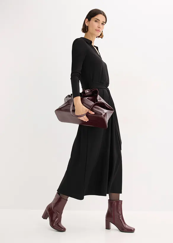 Hemdblusenkleid mit Viskose, bonprix