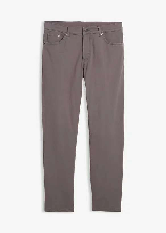 Regular Fit Stretch-Thermohose mit flauschigem Flanellfutter, Straight, bonprix