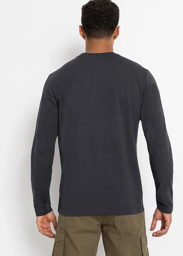 Henleyshirt (2er Pack), bonprix