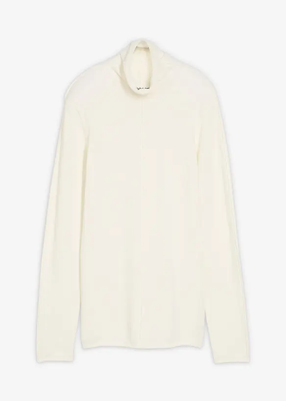 Rollkragenpullover aus weichem Kaschmir-Mix, bonprix