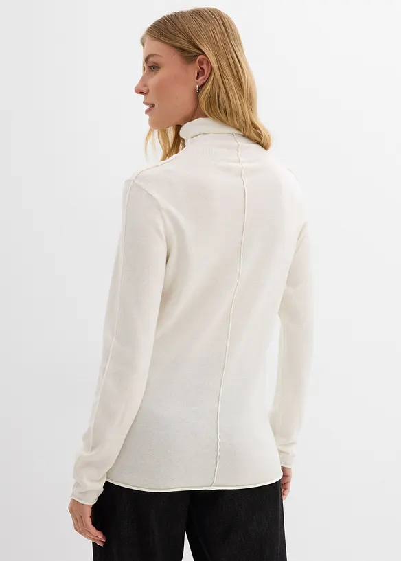 Rollkragenpullover aus weichem Kaschmir-Mix, bonprix
