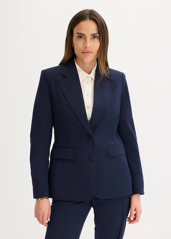 Blazer mit dekorativen Handstich Details, bonprix