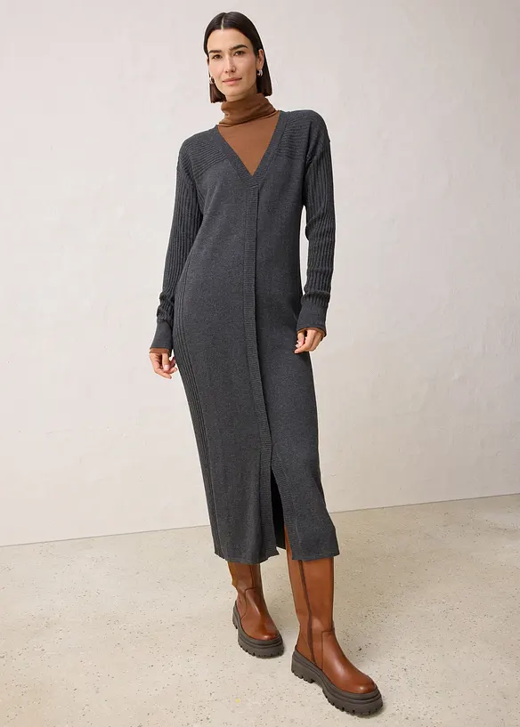 Strickkleid aus Merinowolle, bonprix