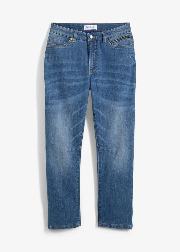 Jean thermique slim avec doublure en flanelle, fuselé, bonprix