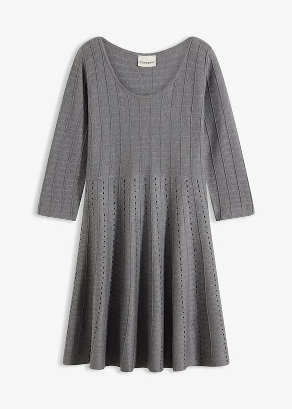 Strickkleid aus fließendem Viskose-Mix, bonprix