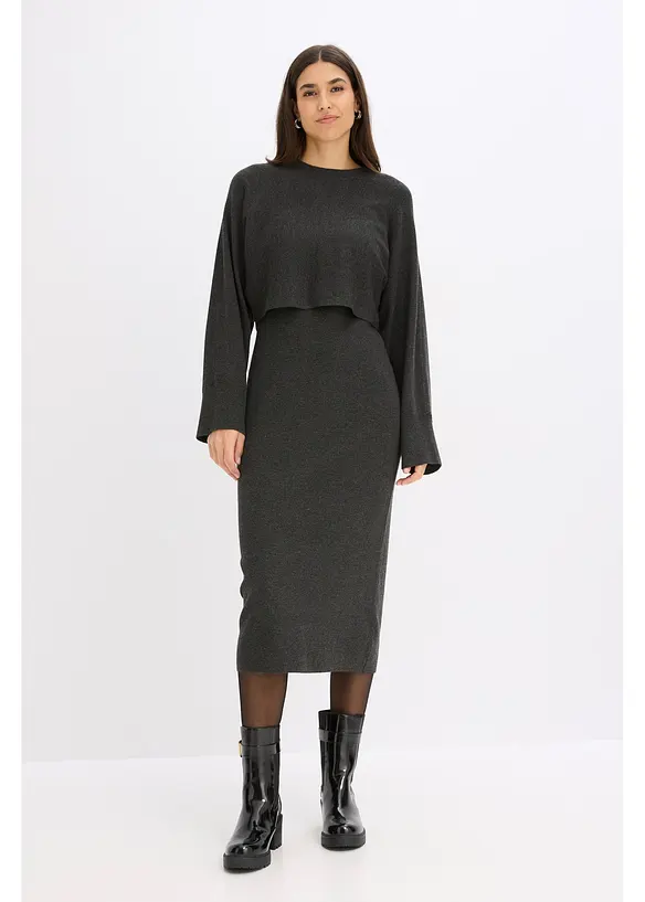 Ensemble 2 pièces en maille, bonprix