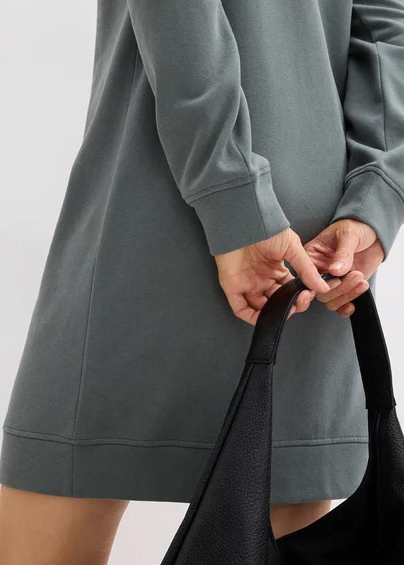 Sweatkleid mit Kapuze, bonprix