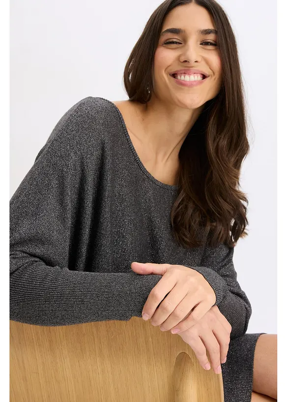 Strickkleid aus fließendem Viskose-Mix, bonprix