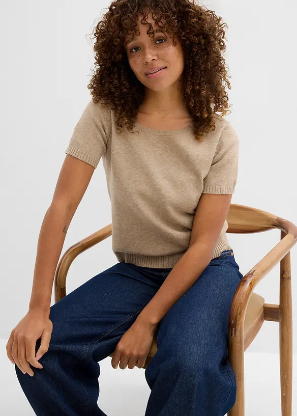 Pullover, Kurzarm, bonprix