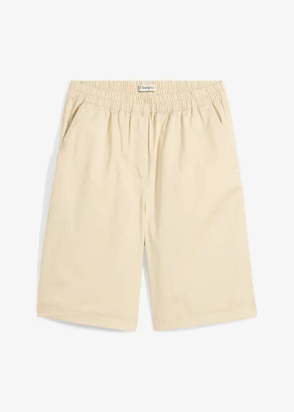 Papertouch-Bermuda aus Baumwoll-Mix, bonprix