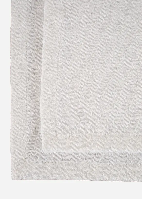 Tischset aus hochwertiger Bio Baumwoll Qualität (2er Pack), bonprix