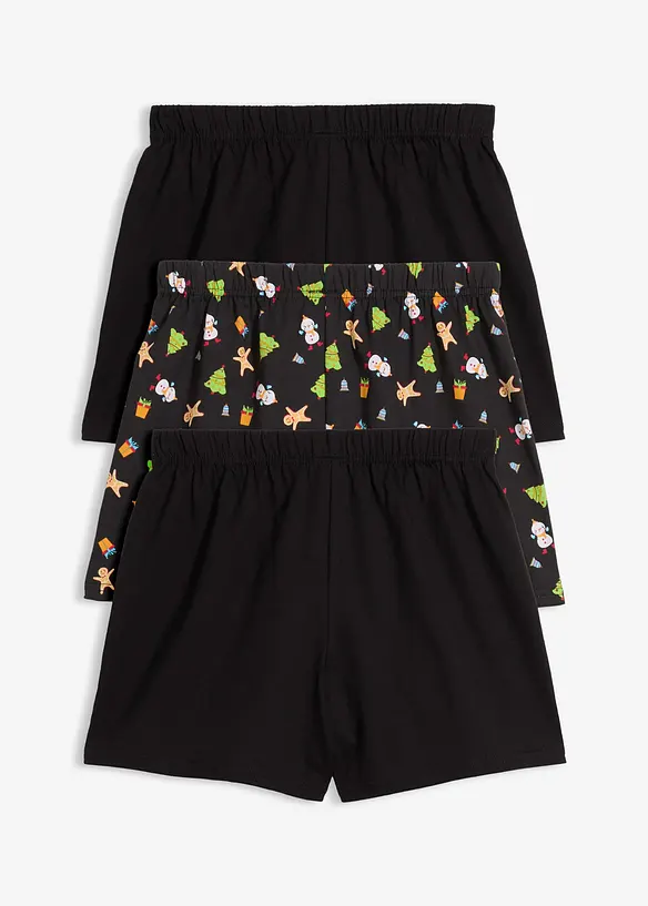 Lockere Boxershorts aus reiner Baumwolle (3er Pack), bonprix