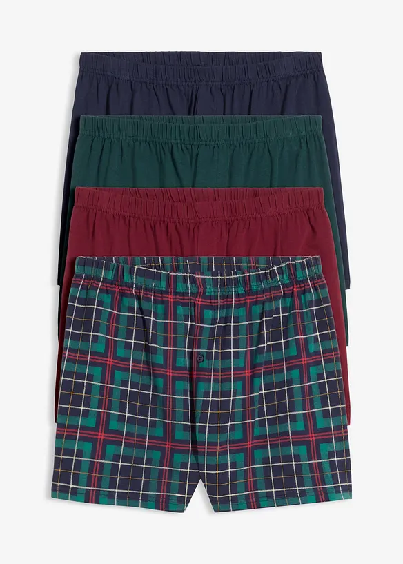 Lockere Jersey Boxershorts weit mit Baumwolle (5er Pack), bonprix