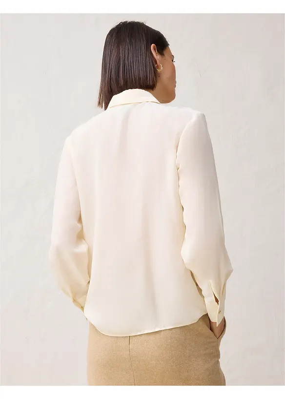 Bluse mit Seide, bonprix