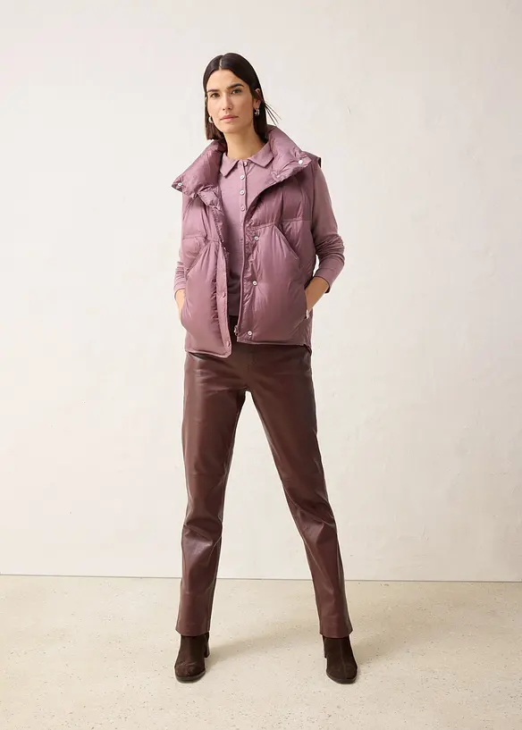 Steppweste mit recycelter Daunen, bonprix