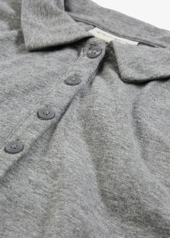 Poloshirt mit Woll-Anteil, bonprix
