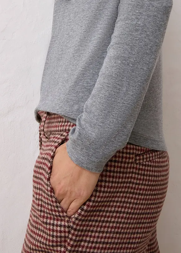 Poloshirt mit Woll-Anteil, bonprix