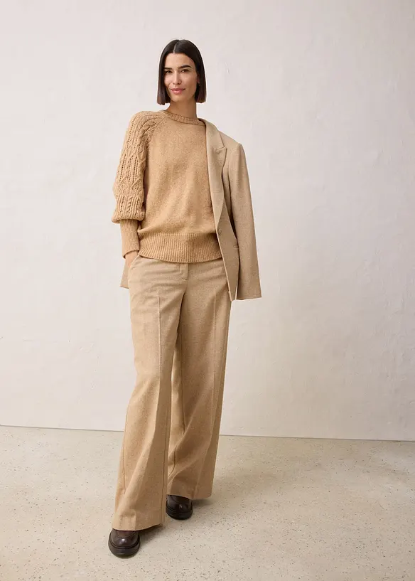 Pullover mit Woll-Anteil, bonprix