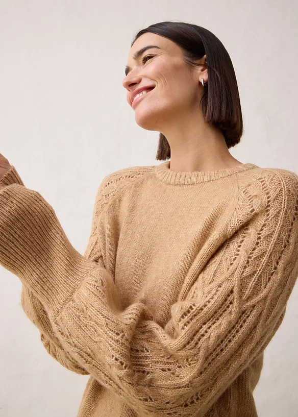 Pullover mit Woll-Anteil, bonprix