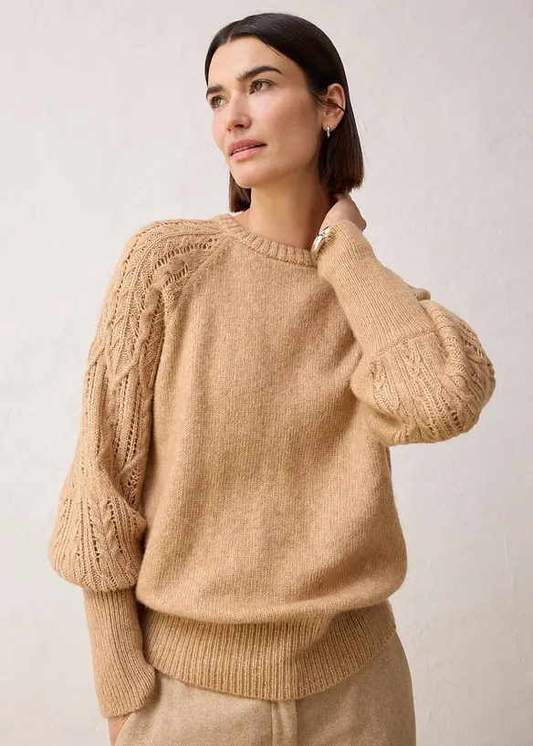 Pullover mit Woll-Anteil, bonprix
