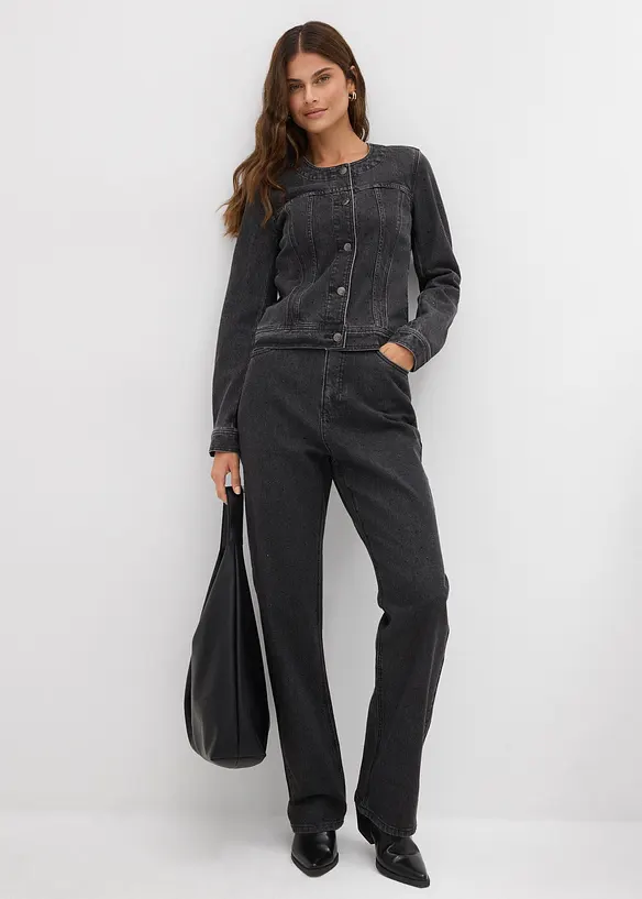 Jeansjacke mit Strass, bonprix