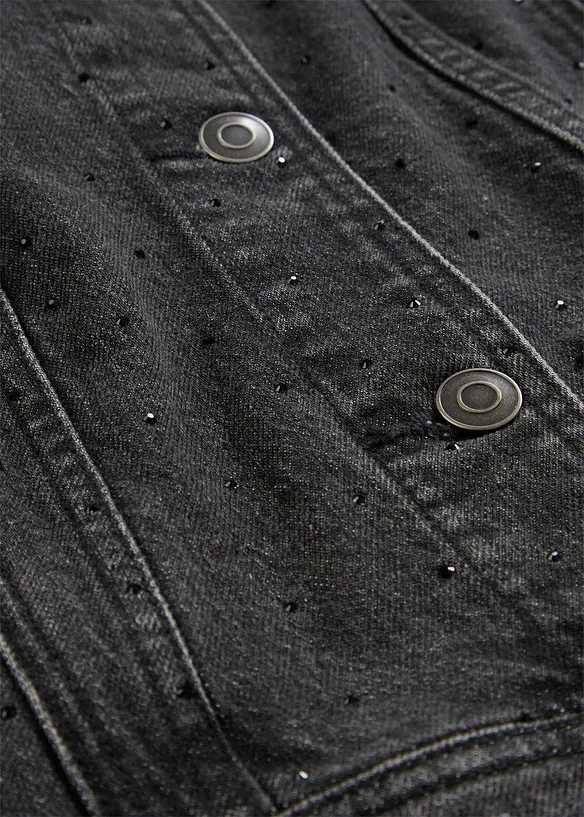 Jeansjacke mit Strass, bonprix