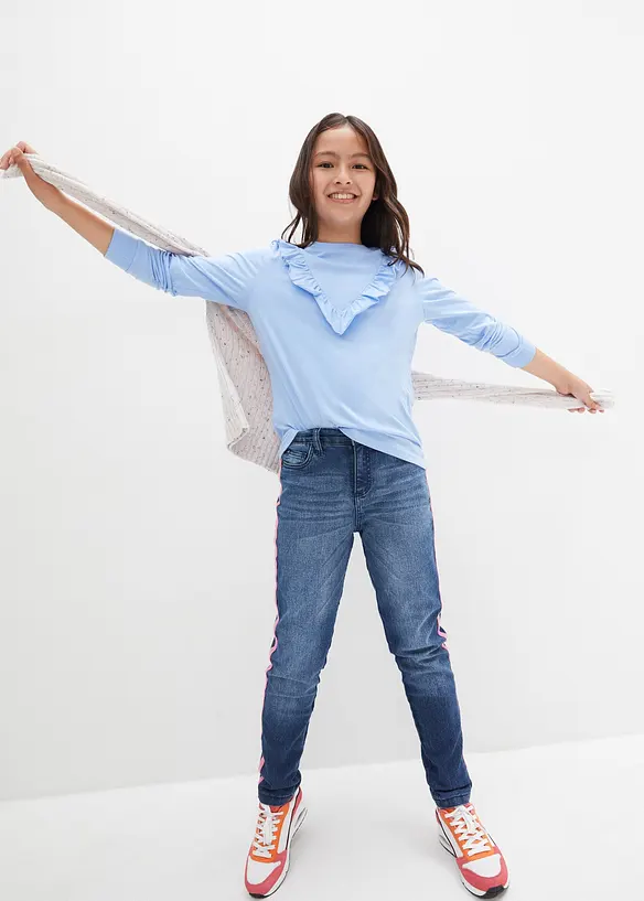 Thermojeans mit Jerseyfutter Mid Waist, bonprix