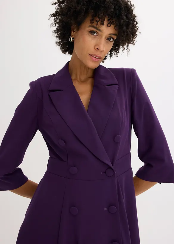 Robe blazer à jupe évasée, bonprix