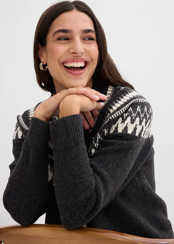 Norweger-Strickjacke, bonprix