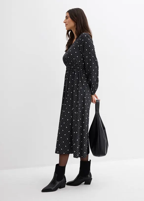 Maxikleid aus fließender Viskose, bonprix