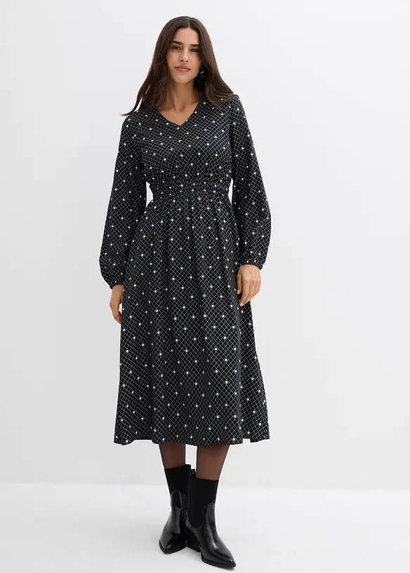 Maxikleid aus fließender Viskose, bonprix