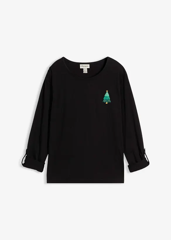Langarmshirt aus reiner Bio-Baumwolle, bonprix
