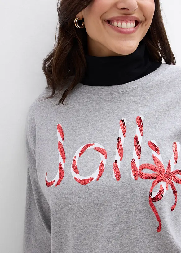 Langarmshirt aus reiner Bio-Baumwolle, bonprix