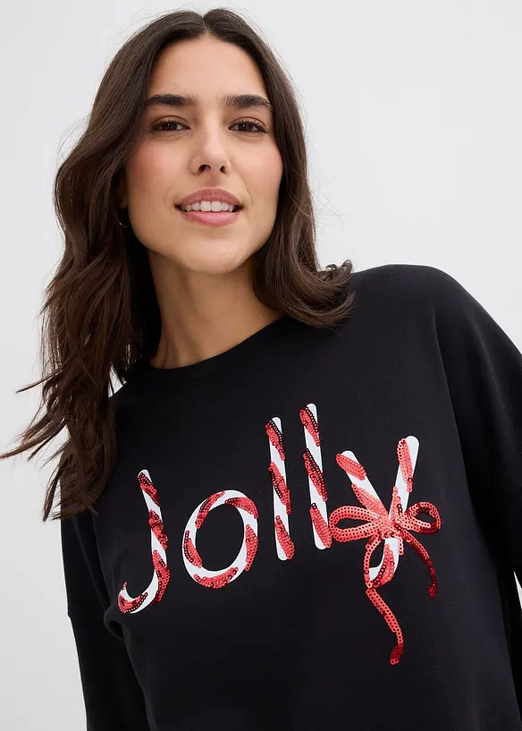 Langarmshirt aus reiner Bio-Baumwolle, bonprix