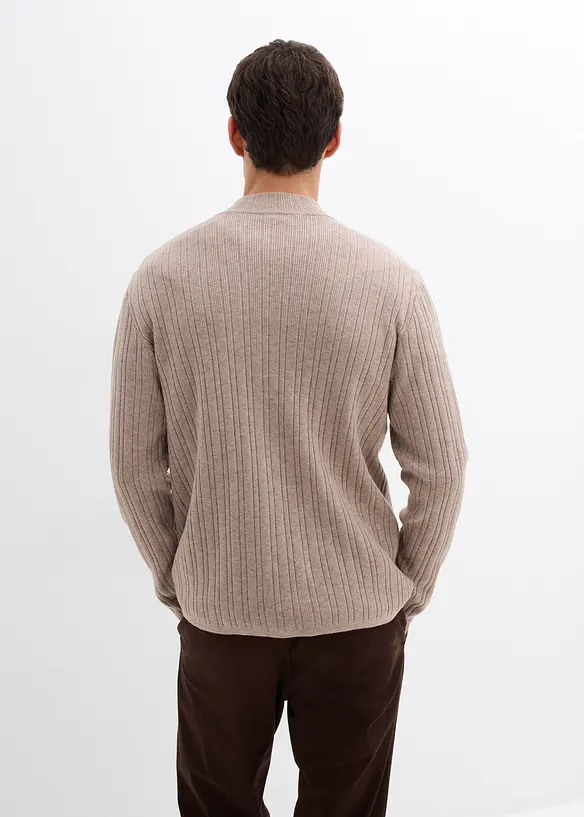 gerippte Feinstrickjacke, bonprix